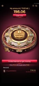 Dhan7 referral program bonus screen invite friends earn extra money app